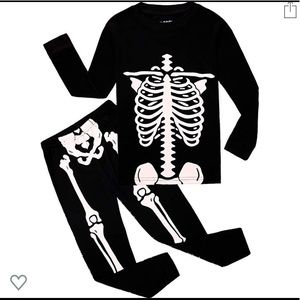 SKELETON PAJAMAS GLOW IN THE DARK!